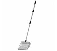 Baoblaze Litter Cat Waste er Long Handle Telescopic Litter Sifter Aluminum Alloy Material Ergonomic Design Suitable for Pet Owners Home Use