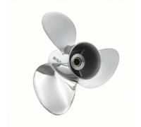 Baoblaze Marine Engine Propeller Outboard Propeller Boat Propeller Stainless Steel Three Blade Hub Upgrade Resistant Build for Harsh Water suitable for, 11 Inch