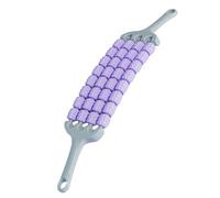 Baoblaze Massage Roller Stick Muscle Relaxer Arms Body Gym Shoulders Stomach Buttocks Sports Waist Indoor Massage Tool Manual Massager, Purple