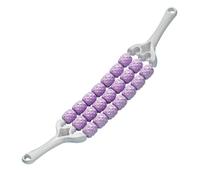 Baoblaze Massage Roller Stick Muscle Roller Handheld Indoor Yoga Sports Manual Massager Massage Tool for Legs Waist Buttocks Arms Calf, Purple