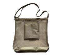 Baoblaze Mesh Produce Collection Bag Harvest Pouch 42x43cm Accessory Multifunctional for Farm and Garden Use Adjustable Shoulder Strap, Green