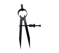 Baoblaze Metal Divider Spacing Compass Lockable Scriber Precision Fine Point Divider Spring Divider for Jewelry Design Drawing Circles, 4 Inch