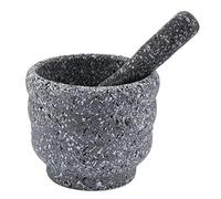 Baoblaze Mortar and Pestle Set - Solid Bowl Holder 5.5 Inch for, Spices, Garlic, Kitchen, Cooking, C