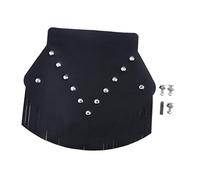Baoblaze Motorbike Rear Mud Flap Fits for Black Universal PU Leather