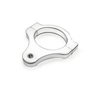 Baoblaze Motorcycle Damper Mounting Bracket CNC Machined Aluminum Split Band Secure Clamp Precision Engineering Vibration Control Suitable for Track Build Professional Motorcycle Repair, 32MM
