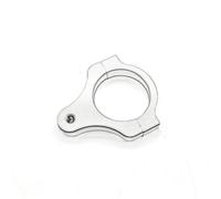 Baoblaze Motorcycle Damper Mounting Bracket CNC Machined Aluminum Split Band Secure Clamp Precision Engineering Vibration Control Suitable for Track Build Professional Motorcycle Repair, 39MM