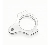 Baoblaze Motorcycle Damper Mounting Bracket CNC Machined Aluminum Split Band Secure Clamp Precision Engineering Vibration Control Suitable for Track Build Professional Motorcycle Repair, 31MM