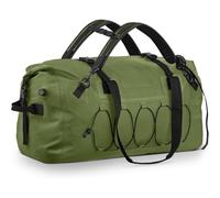Baoblaze Motorcycle Luggage Tail Bag Rear Seat Bag Travel Bag Duffel Bag with Waterproof PVC Shell and Shoulder Strap for Carry Suitable for Daily Rides Road Trips Camping, Array, Army Green, 80L