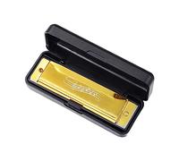 Baoblaze Mouth Organ 10 holes Harmonica Early Education Educational Kids Harmonica Musical Instrument Play Toy for Activity stage Beginner, Gold
