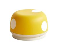 Baoblaze Mushroom Footstool Under Desk Footrest Mushroom Foot Rests Stable Change Shoes Stool Low Stool Multifunctional Portable Step Stool Ottoman for Dorm Office Home Hotel Entryway, Yellow