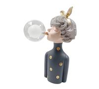 Baoblaze Night Light,Bubble Girl,Bedroom Decoration,Nordic Cozy Atmosphere Warm Living Room Bedside Lamp,Creative Lamp for Kids Adults, C