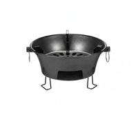 Baoblaze Outdoor Portable Burner Grill Heater Brazier Cast Iron Construction For Tea Boiling Slow Roasting Nuts Fruits Authentic Tea Burner Experience Backyard, 29CM, Single Stove