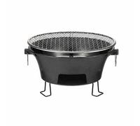 Baoblaze Outdoor Portable Burner Grill Heater Brazier Cast Iron Construction For Tea Boiling Slow Roasting Nuts Fruits Authentic Tea Burner Experience Backyard, 29CM, Stove With Net
