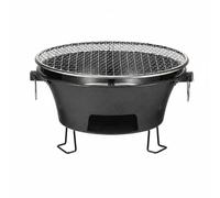 Baoblaze Outdoor Portable Burner Grill Heater Brazier Cast Iron Construction For Tea Boiling Slow Roasting Nuts Fruits Authentic Tea Burner Experience Backyard, 31CM, Stove With Net