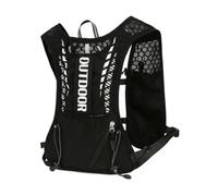 Baoblaze Outdoor Running Vest Trail Backpack Sports Vest Reflective Strips Polyester Lightweight Storage Control suitable for charity runs hill running twilight jogs weekend , Black