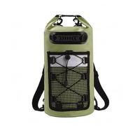 Baoblaze Outdoor Waterproof Contai Dry Bag Backpack PVC Mesh Buckle Fastening Roll-Upper Seal Mesh Pocket Multiple Attachment Loops Shoulder Straps Suitable, Green, Army Green, 30L