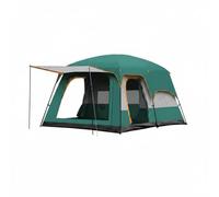 Baoblaze Outdoor Waterproof Tent Multi Room Tent Cabin Style Shelter With Sturdy Steel Support Easy Setup And Spacious Interior Suitable for car camping, Array, Green, Large 8-12 Person