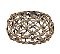 Baoblaze Paper Rope Lampshade Wicker Lamp Shade Ceiling Pendant Light Shade Lamp Shade for Hanging Light, Floor Lamps Pendant Light, Cafe Living Room, C