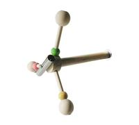 Baoblaze Parrot Spinning Ferris Wheel Lightweight Colorful Interactive Toy Portable Parrot Toy for Macaws Finches Parakeets Cockatiels