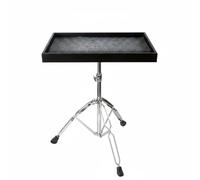 Baoblaze Percussion Tray Drum Stand Organizer Mallet Holder Instrument Accessory Efficient Gear Access Zinc Alloy Construction Suitable for Live Performance Private Lesson, Fully Enclosed