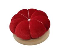 Baoblaze Pin Cushion Needle Pad Portable Sewing Pumpkin Shape Pillow Pincushion Pin Holder for Manual Sewing DIY Supplies Birthdays, Big Red