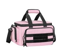Baoblaze Pink Tool Bag for Women Toolbag Pink Caddy Bags Womens 13 Inch Ladies Tool Box Soft Lightweight Pouch with Shoulder Straps Travel Tote Bag