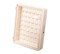 Baoblaze Piping Tip Organizer Box Storage Container Cake Piping Nozzle Storage Box Gift Supplies Easy Installation Wall Mounted, White