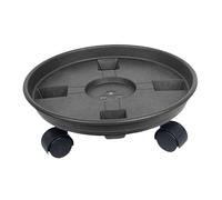 Baoblaze Plant with Wheels Plant Saucer Roller Flowerpot Tray Versatile Round Flower Pot Mover for Home Garden Shop Patio Garden, 40cm