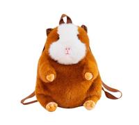Baoblaze Plush Backpack Casual Travel Bag for Dating Outdoor Sports Photo Prop Gift Girls, Brown