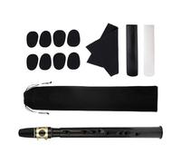 Baoblaze Pocket Saxophone C Key Saxophone Mini Sax Woodwind Instrument with Reeds, Velvet Bag, Pads, Cleaning Cloth for Adult Beginner