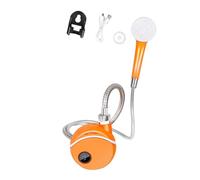 Baoblaze Portable Camping Shower Electric Shower Compact Rechargeable with Hose for Backpacking Plants Watering Outdoor Bathing Travel