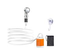 Baoblaze Portable Camping Shower IPX7 Waterproof Powerful Water Pumping Electric Rechargeable for Gardening Pet Cleaning Hiking Travel, 5000mAh