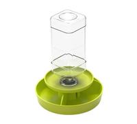 Baoblaze Reptile Feeder Tank and Aquarium Accessories Multipurpose Reptile Water Bowl Turtle Drinker for Frog Snake Chameleon Reptiles, Green S