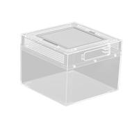 Baoblaze Reptile Terrarium Container Portable Clear Sturdy Turtle Tank Transparent Reptiles Cage Reptile Feeding Box for Frog Tortoise, S