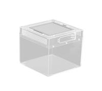 Baoblaze Reptile Terrarium Container Portable Clear Sturdy Turtle Tank Transparent Reptiles Cage Reptile Feeding Box for Frog Tortoise, M