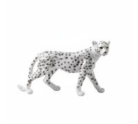Baoblaze Resin Snow Leopard Figurine Leopard Statue Sculpture Ornament Resin Artwork Carved Texture Modern Minimalist Silhouette Calm Yet Bold Presence