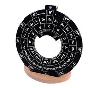 Baoblaze Round Music Melody Tool Music Chords Wheel Improve Chords Skills Circle of Fifths Wheel for Piano Teaching All Musicians Bass