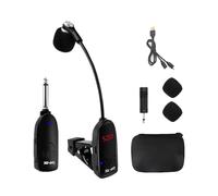 Baoblaze Sax Instrument Condenser Clip Trumpet Voice Recording Band Exercise Cordless Instruments