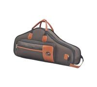 Baoblaze Saxophone Gig Bag Saxophone Backpack Shockproof with Exterior Pocket Saxophone Handbag Wind Instrument Carrying Case Supplies, coffee