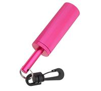 Baoblaze Scuba Rattle Stick with Clip Diving Pointer Stick Diver Rod, Rattle Stick, Communication Stick with Hook Tool Ring Bell, Rose Red