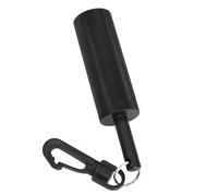 Baoblaze Scuba Rattle Stick with Clip Diving Pointer Stick Diver Rod, Rattle Stick, Communication Stick with Hook Tool Ring Bell, Black