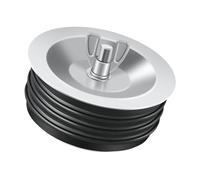 Baoblaze Sewage Pipe Cap Mechanical Test Plug Metal Sewer Cleanout Cap Sewer Pipe Plug for Swimming Pools Bathroom Sinks Hotel Kitchen, for 4inch pipe