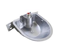 Baoblaze Sheep Automatic Water Bowl Watering Bowl Feeder Breeding Equipment Livestock Supplies Waterer Dispenser for Dogs Cow, with Drain Hole