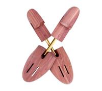 Baoblaze Shoe Tree Cedar Wood Shoe Shaper Shoe Stretcher Boot Tree With Contoured Body And Rounded Toe Block For And Structure Support suitable for closet storage travel packing, S/39