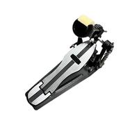 Baoblaze Single Bass Drum Pedal Double Chain Pedal Non Slip Professional Drum Step on Beater Practice Pedal Advanced Player Jazz Drums