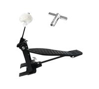 Baoblaze Single Bass Drum Pedal Kick Drum Pedal Drummer Gifts Practice Pedal Portable Single Foot Kick for Beginner Acoustic Drum Kits, Black