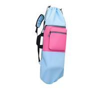 Baoblaze Skateboard Backpack with Adjustable Straps Longboard Carry Bag with Drawstring Closure Skate Bag Backpack for Skateboards, Yoga Mats, Travel & Outdoor Sports, Light Blue