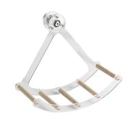 Baoblaze Small Animal Quiet Running Wheel Bird Silent Wheel Toy Acrylic Gifts Clear Accessories for Hamsters Lovebirds Cockatiel Birds, S Wood Sticks