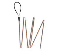 Baoblaze Snow Scale Marking Folding Search Tool 106.30inch for Skiing, Orange gray