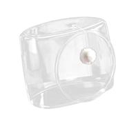 Baoblaze Space Capsule Cat Bed Feline Sleeping DEN Pet Supplies Transparent Cozy Breathable Cute Pet Bed Cat Bed for Kitty Cats Kitten, Square Cat Ball